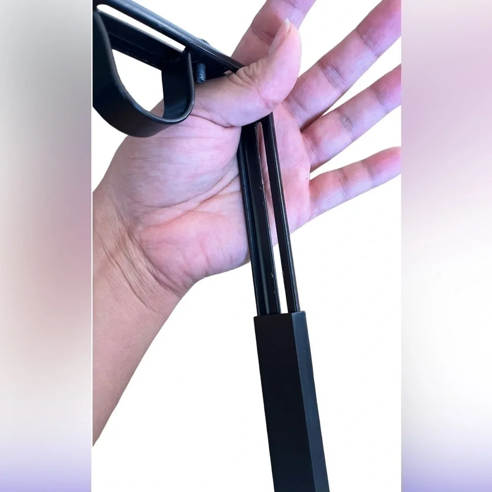 IKEA Curtain Rod Holder Bracket Black 2 Pairs Betydlig Adjustable